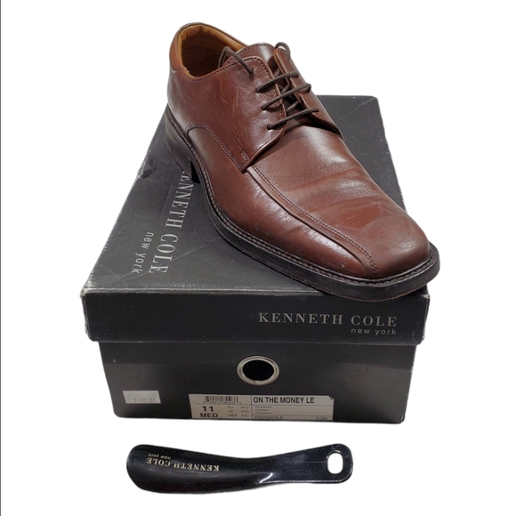 Kenneth Cole Men Dress Lace up Shoes Size 11 - Picture 1 of 13